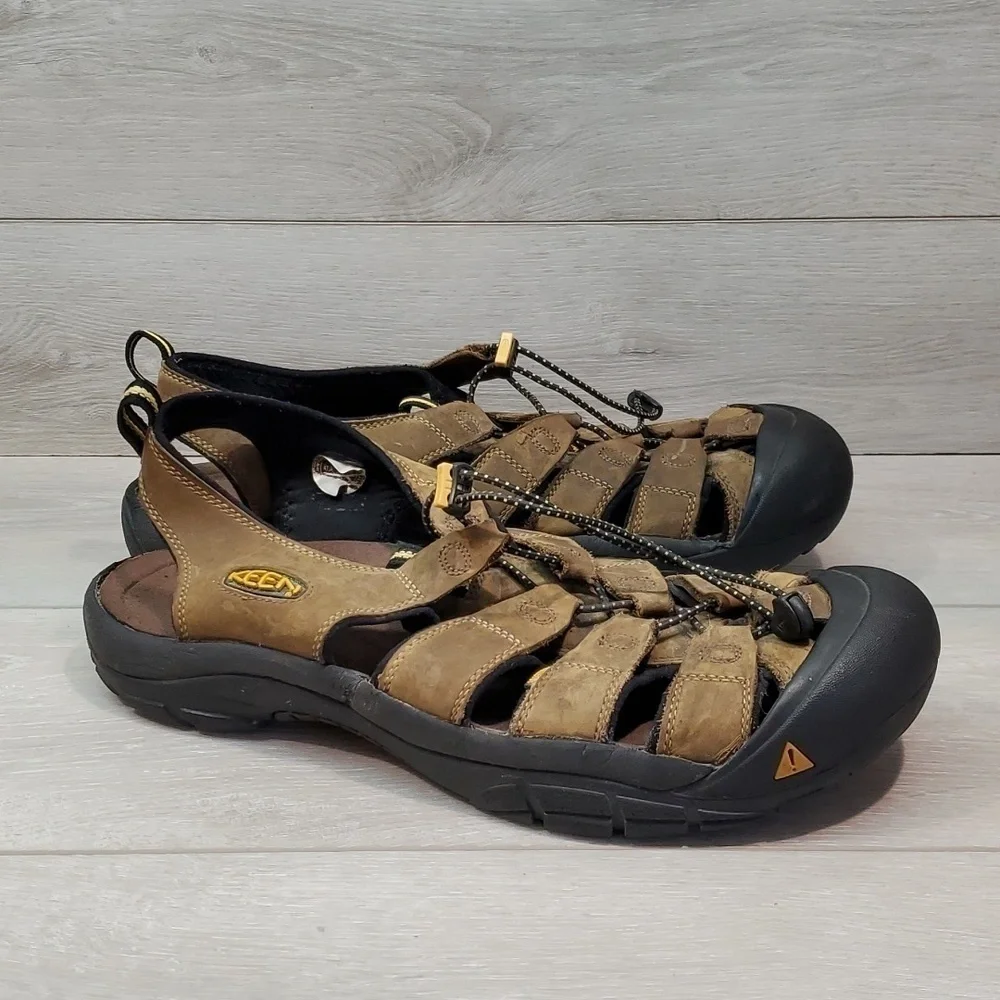 Keen Mens Newport Outdoor Hiking Sandals Leather Shoes sz 14